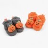 Chausson Bébé Citrouille Peluche