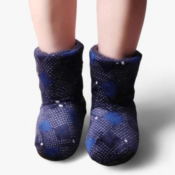 Chausson Botte Motif Carreaux