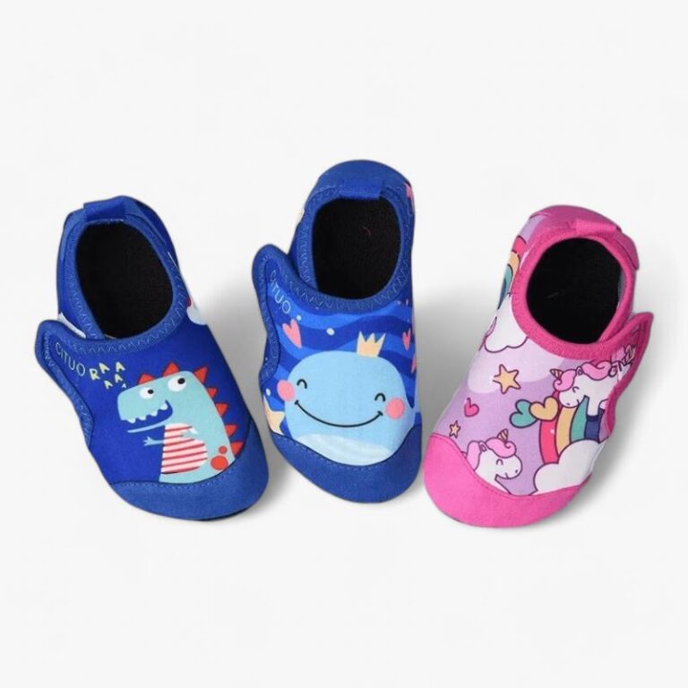 Chaussons Légers Respirants Pour Enfant Garçon - Maille Et Semelle Caoutchouc - Enfilage Facile - Pour Loisirs Et Sport Extérieur - 5