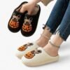 Chausson Femme Chien Citrouille