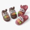 Chausson Lapin Peluche Carotte
