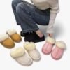 Chausson Mule Fourrure Multicolore