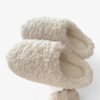 Chausson Mule Fourrure Peluche