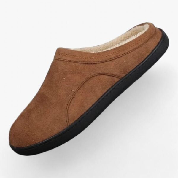 Chausson Mule Suédine Doublée
