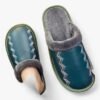 Chausson Mules Hiver Fourrure Zigzag