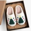 Chausson Noël Sapin en Laine