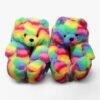 Chausson Ours Arc-en-Ciel Peluche