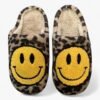 Chaussons Smiley Léopard
