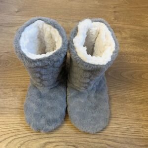 Pantoufle Bottine Peluche Antidérapante