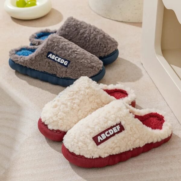 Chausson Mules Fourrure ABCDEF