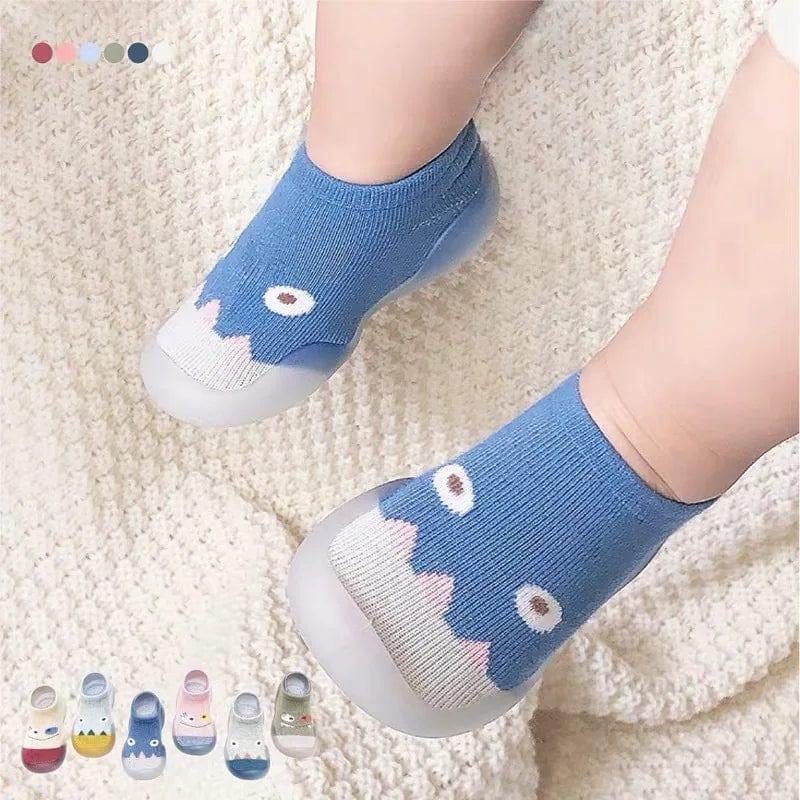 Chaussons Antidérapants Bébé – Semelle Souple, 0-24 Mois, Plusieurs Coloris (lot De 1 Paire)