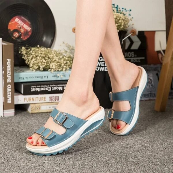 Chausson Claquette Boucle Femme