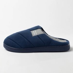 Chausson Homme Fourré Bleu Navy