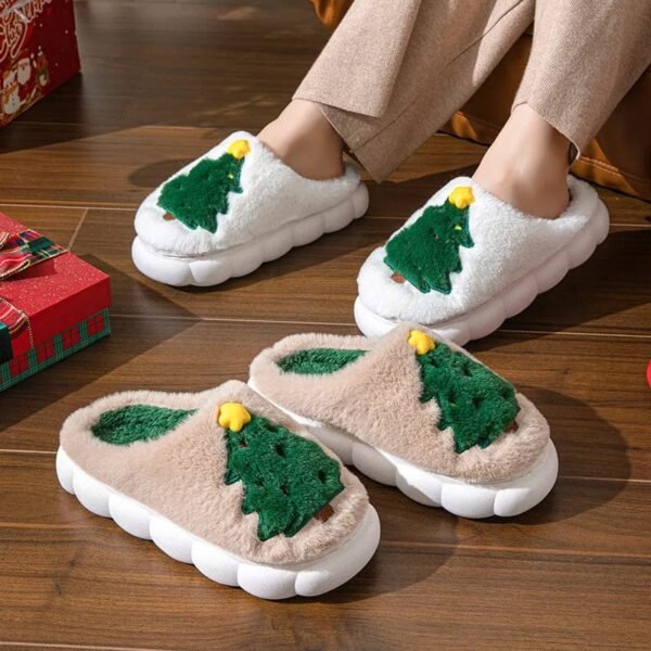 Chausson Sapin de Noël Peluche