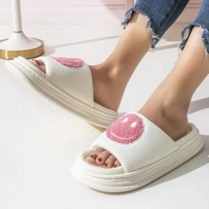Chausson Claquette Emoji Sourire