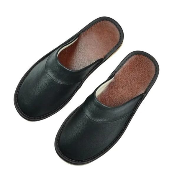 Chausson Mule Cuir Homme