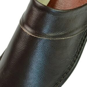 Chausson Mule Cuir Homme