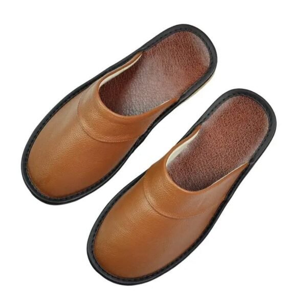 Chausson Mule Cuir Homme