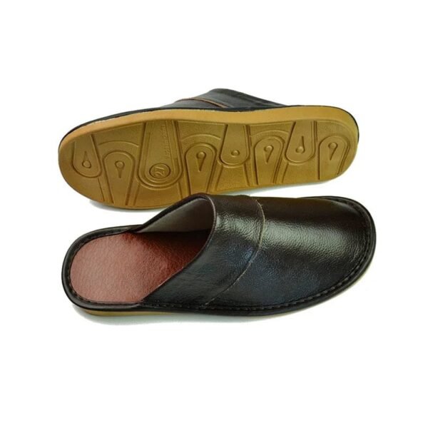 Chausson Mule Cuir Homme