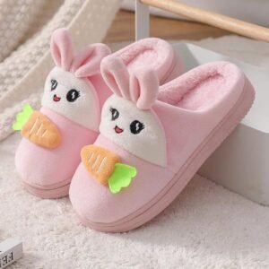 Chausson Lapin Peluche Carotte