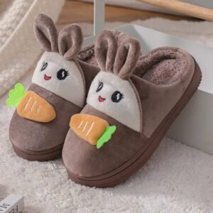 Chausson Lapin Peluche Carotte