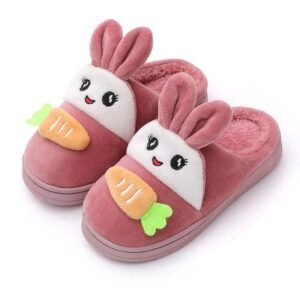 Chausson Lapin Peluche Carotte