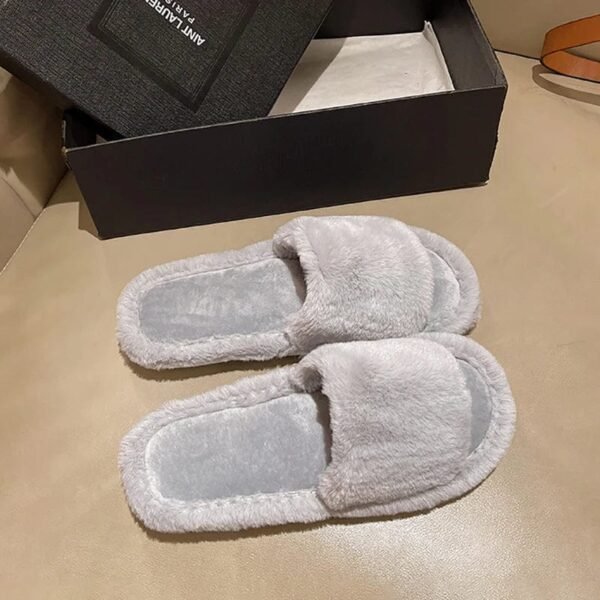 Chausson Claquette Fourrure Douce