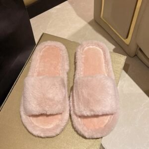 Chausson Claquette Fourrure Douce
