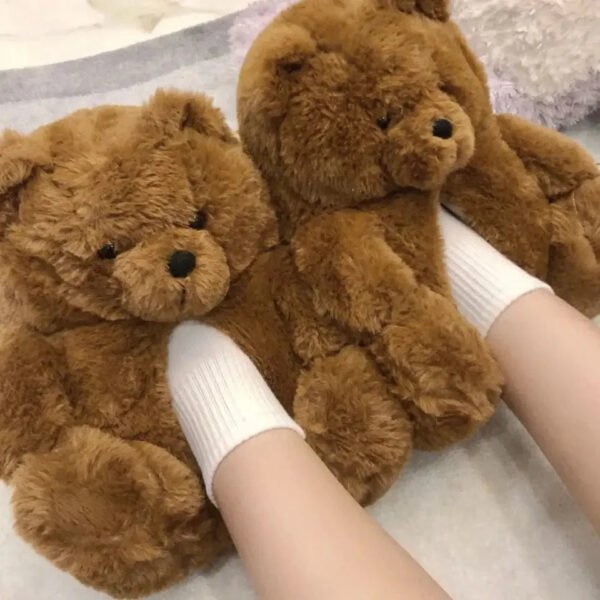 Chausson Ours Arc-en-Ciel Peluche