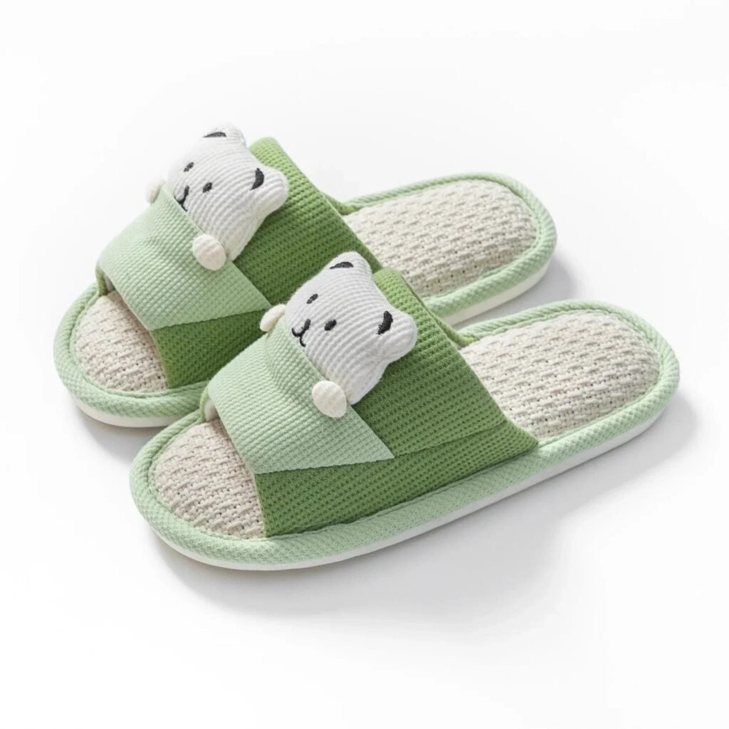 Chausson Sandale Peluche Ours