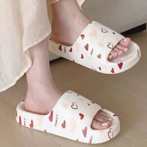 Chausson Claquette Coeur Love