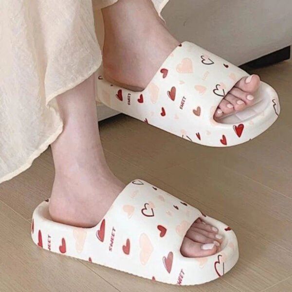 Chausson Claquette Coeur Love