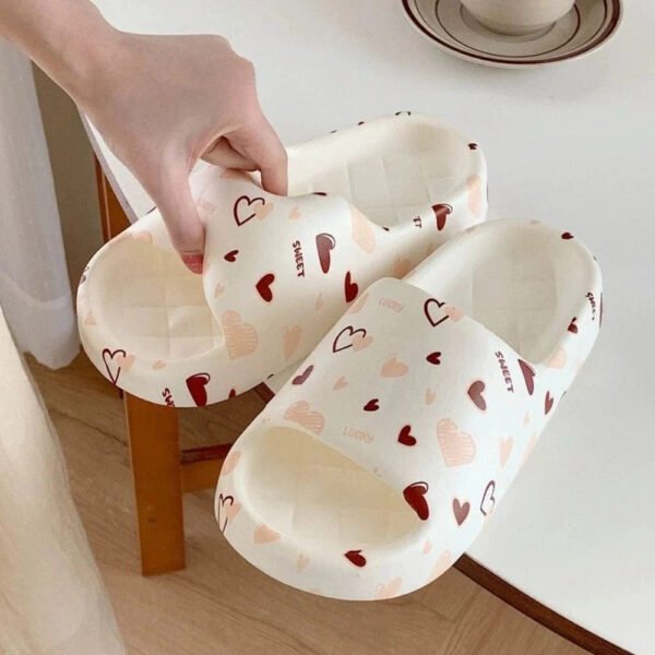 Chausson Claquette Coeur Love