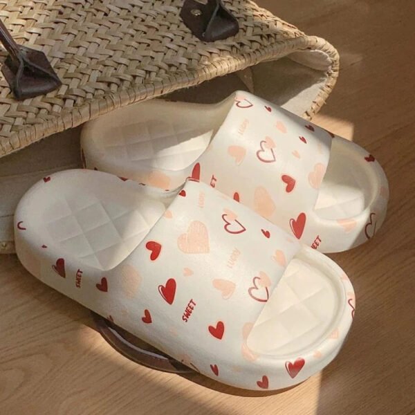 Chausson Claquette Coeur Love