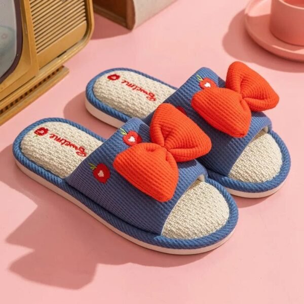 Chausson Sandale Nœud Fleur Coloré