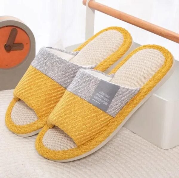 Chausson Sandale Ouverte en Coton