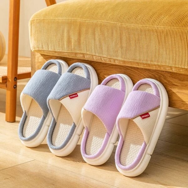 Chausson Sandale en Coton Coloré