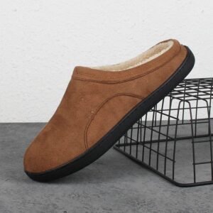 Chausson Mule Suédine Doublée