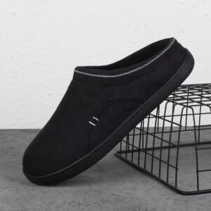 Chausson Mule Suédine Doublée