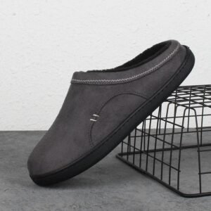Chausson Mule Suédine Doublée