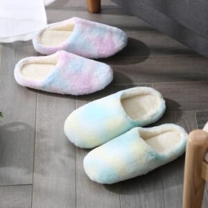 Chausson Fourrure Multicolore Douce