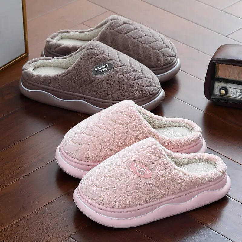 Chausson Mules Matelassées Confort Peluche