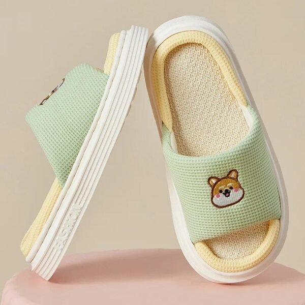 Chausson Claquette Chien Corgi Doux