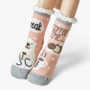Chaussette Chausson Coffee Time ok