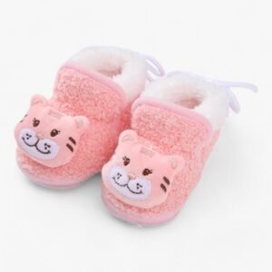 Chausson Bébé Tigre Rose ok