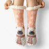 Chausson Chaussette Ours Blanc ok