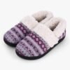 Chausson Fourré Motif Hiver ok