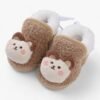 Chausson Fourré pour Bébé Ours en Peluche ok