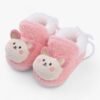 Chausson Hiver Bébé Peluche Rose ok