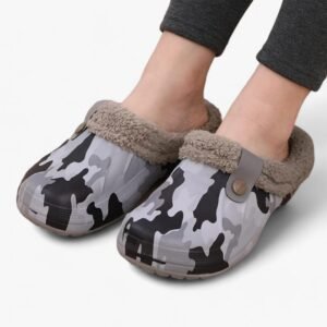 Chausson Sabot Fourré Camouflage ok
